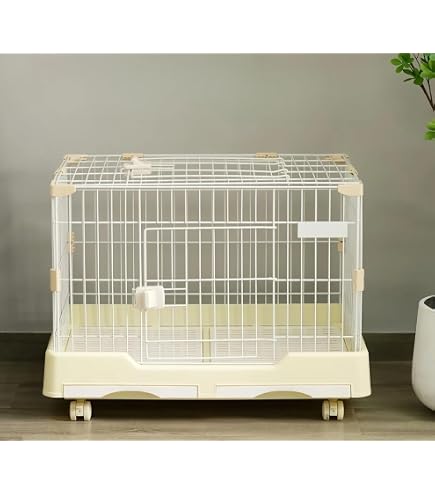 Amazon | ウサギ ケージ 小型 ペット ハムスター 小動物 キャスター